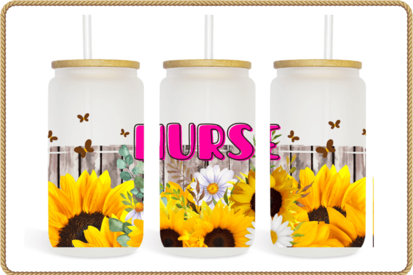 16 Oz Libbey Glass Can Wrap PNG