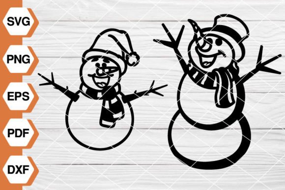 Christmas Snowman SVG EP-73