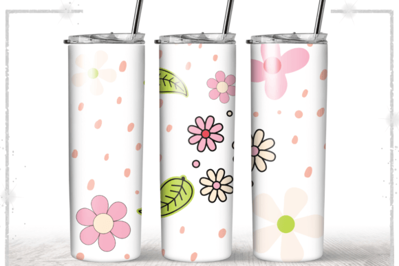 Daisy Wrap 20oz Skinny Tumbler