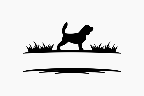 Dog Beagle Monogram