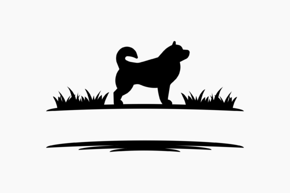 Dog Malamute Monogram