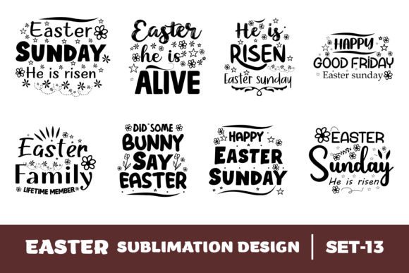 Happy Easter Sublimation Bundle Set-13