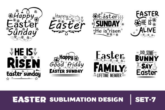 Happy Easter Sublimation Bundle Set-7