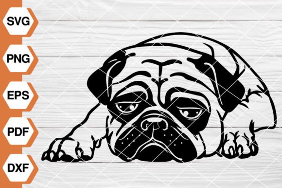 Pug Dog SVG, Pug Svg EP-64