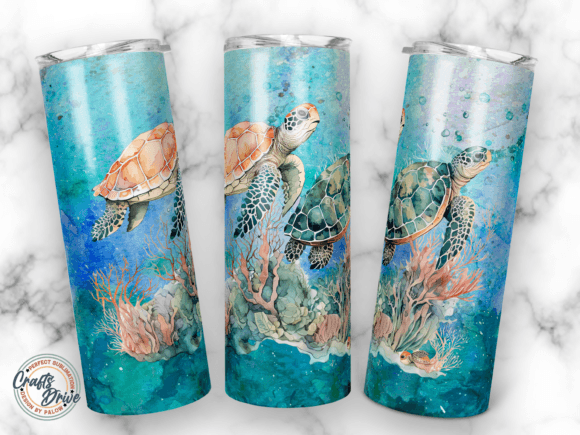 Sea Turtle Lover Tumbler Gift 20oz