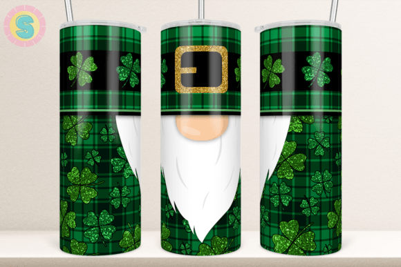 St. Patrick Gnome 20Oz Tumbler Wrap