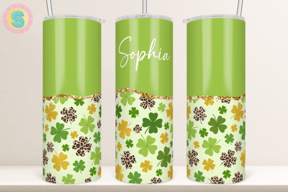 St Patrick’s Leopard Clover Tumbler Wrap