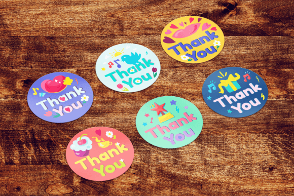 Thank You Badges Set